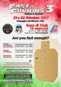 Fas'n Furious 2017 Arena Shooters - Club idpa italia