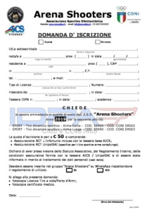 DOMANDA DI ISCRIZIONE V2 2019 pdf