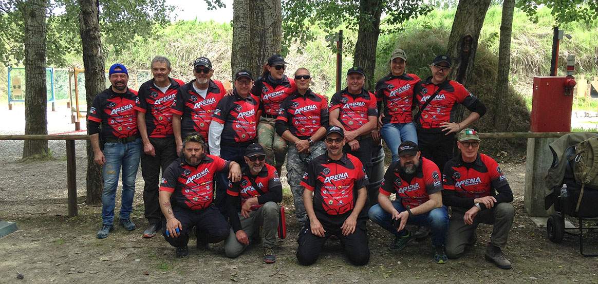 Squadra arena shooters in Trasferta ad Agna Padova