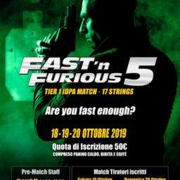 19-20 Ottobre 2019 · Fast'n Furious 5 13 Fast'n Furious 2019 gara IDPA Tier 1